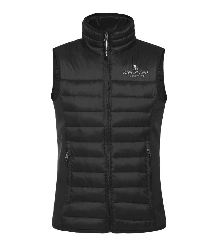Kingsland Classic Unisex Body Warmer vest, Sort