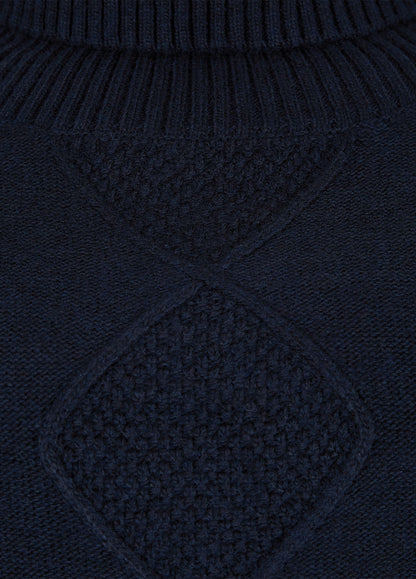 Dubarry Belleek strik Sweater, Navy